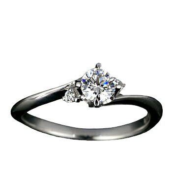 『Pt900空枠』婚約指輪用空枠4本爪タイプ0.2ct ダイヤモンド用 Pt900