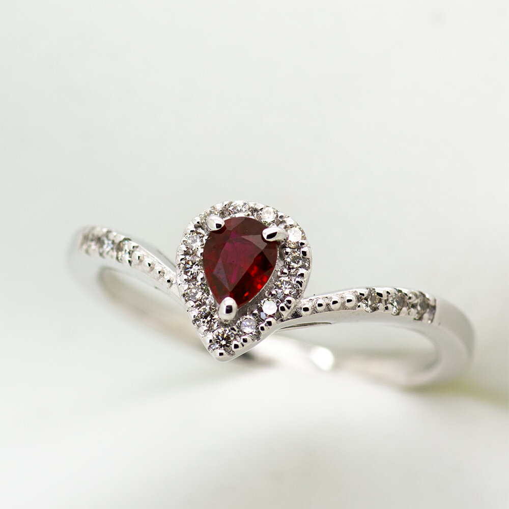 乐天商城 - ルビー リング 0.25ct Pt900 Classic