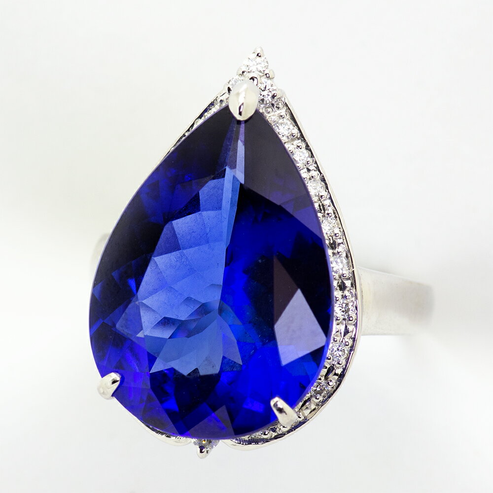 タンザナイト リング 13.98ct Pt900 【限定1点】