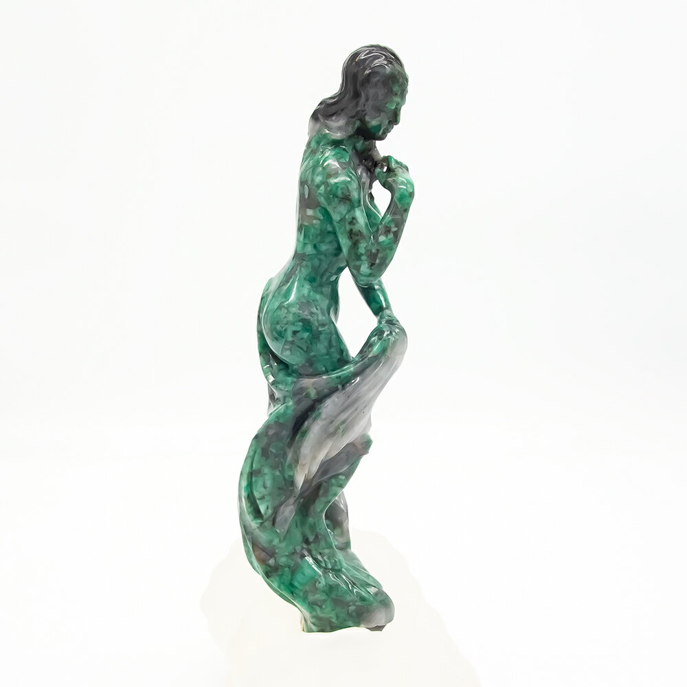 エメラルド 乙女像 工芸品 置物 彫刻 美術 ...の紹介画像2