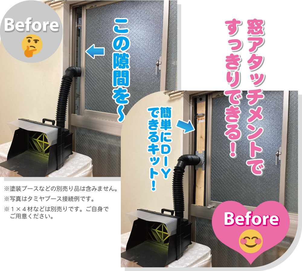 塗料用品 - 窓アタッチメントDIY+ABS