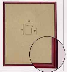 21型角額 フリーサイズ　半切2／3 1212×455mm 額縁 書道 水墨画 日本画 額縁 布張り 和額 アクリル 展覧会 個展 木製額