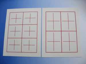 半紙・美濃版　下敷き　白2mm（30×40）罫線入名無 書道用品 書道 習字