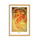 絵画 アルフォンス・ミュシャ A3797(Po-02) ポスター 人物画 女性 額入りインテリア 壁 おしゃれ 壁掛け リビング 寝室 新築祝い 開業祝い 開店...