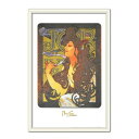 絵画 アルフォンス・ミュシャ A3796(Po-01) ポスター 人物画 女性 額入りインテリア 壁 おしゃれ 壁掛け リビング 寝室 新築祝い 開業祝い 開店...