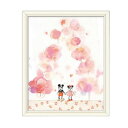 ディズニー 版画 ミッキー ミニー 桜のトンネルをぬけて 5504 版画ディズニー版画(ジクレー)絵画 人物画 額入りインテリア 壁 おしゃれ 壁掛け リビング 寝室 新築祝い 開業祝い 開店祝い プレゼント 子供部屋