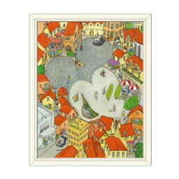 ディズニー 版画 ミッキー MickeyTown 5501 版画ディズニー版画（ジクレー）絵画 人物画 額入りインテリア 壁 おしゃれ 壁掛け リビング 寝室 新築祝い 開業祝い 開店祝い プレゼント　子供部屋