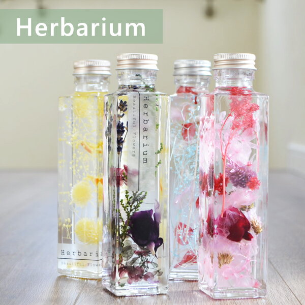 ハーバリウム ギフト メッセージカード付 Herbarium 記念日 贈り物 プレゼント インテリア 結婚祝い 新築祝い 誕生日 母の日 プレゼント 実用的