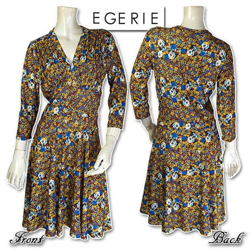 フランス"EGERIE PARIS" 可愛い小花柄ワンピー サイズT2【当初10000】【新着商品】【最新着】 フランス"EGERIE PARIS" 可愛い小花柄ワンピー サイズT2【当初10000】【新着商品】【最新着】