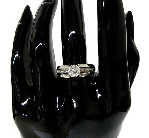 プラチナ ダイヤモンド リング D1.036ct H I-1 Very Good 13号 PT900 指輪 ジュエリー 鑑定書付 ubl-10011028 ウブロ 《質》 サンプル画像3
