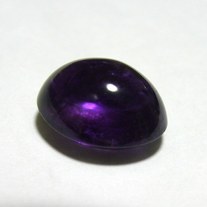 ウブロ 《質》のアメジスト 14.193ct ルース オーバル カボション 紫水晶 アメシスト ソーティングメモ 一個 大粒 材料 素材 天然石 パーツ 【中古】【ネコポス配送】｜アングル3