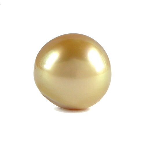 10％OFF 真珠 ルース ナチュラルゴールド 約11.1mm 片穴 一個 真珠鑑別書付き 1粒 材料 素材 南洋 白蝶 パール 天然石