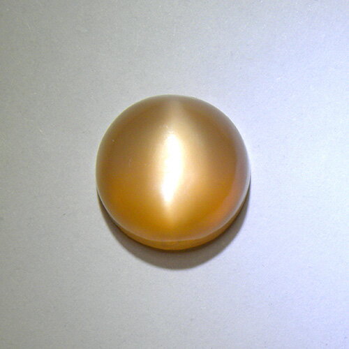 ムーンストーン キャッツアイ 6.579ct ルース オレンジ ラウンド カボション 一個 裸石 材料 素材 天然石 パーツ 【中古】【ネコポス配送】 ムーンストーン キャッツアイ 6.579ct ルース オレンジ ラウンド カボション 一個 裸石 材料 素材 天然石 パーツ 【中古】【ネコポス配送】