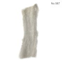 サファイヤミンク はぎれ 1枚 約17〜18g 毛皮 リアルファー レザー 革 サファイアミンク 素材 材料 【中古】【ネコポス配送】