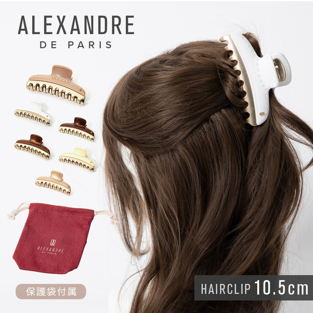 アレクサンドルドゥパリ ALEXANDRE DE PARIS ICCL-12832-03 ヘアーアクセサリー レディース アクセサリー ヴァンドームクリップ Lサイズ ヘアクリップ 髪留め スワロフスキークリスタル PINCE 10.5cm ギフト おうちタイム