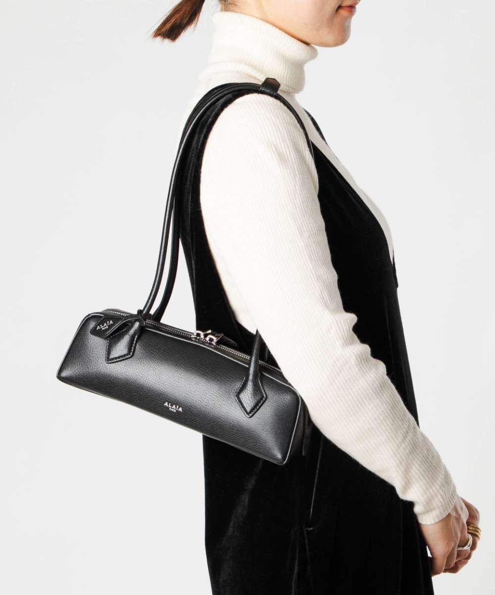 乐天商城 - アライア ALAIA LE TECKEL ル テケル SMALL GOAT LEATHER BAG スモール ゴートスキン AA1S06029CA212 ショルダーバッグ レザー レディース バッグ
