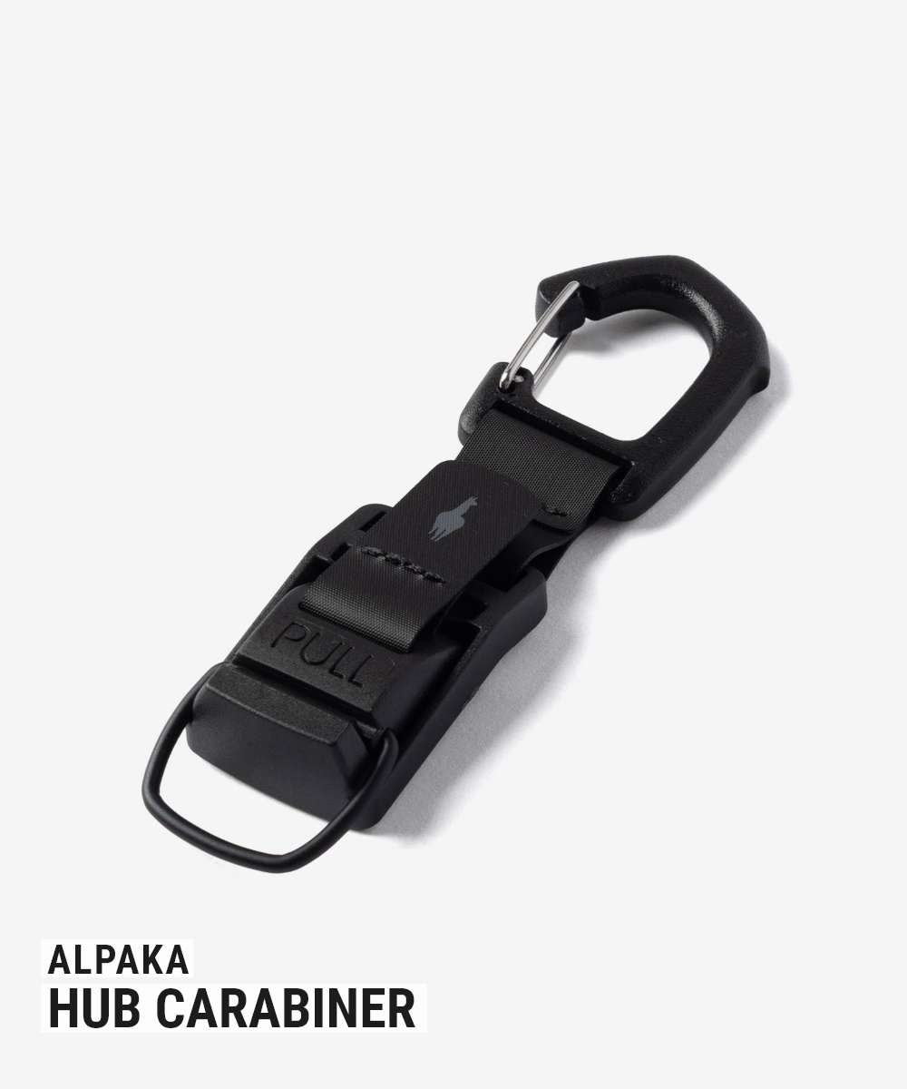 アルパカ ALPAKA HUB CARABINER ハブ カラビナ AB010120100 バッグ用アクセサリー キーリング ユニセックス バッグ