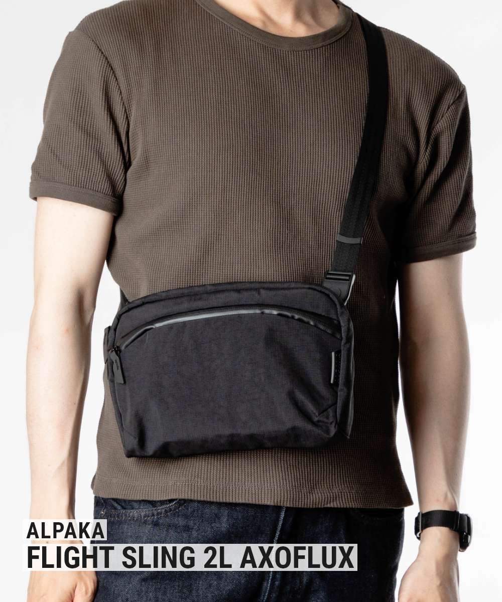 アルパカ ALPAKA FLIGHT SLING 2L AXOFLUX フライト スリング アクソフラックス AA010460124 ショルダーバッグ ユニセックス バッグ