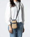 アニヤ ハインドマーチ ANYA HINDMARCH 5050925 190732 ショルダーバッグ レディース バッグ スマホショルダー ラフィア エッセンシャルズ クロスボディ 斜め掛け ミニショルダー スマホポーチ プレゼント ギフト お祝い Essentials Cross Body in Raffia with Capra(4)