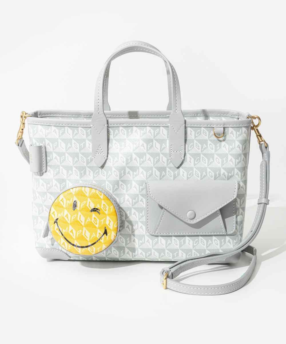 アニヤ ハインドマーチ ANYA HINDMARCH 5050925 181006 トートバッグ TOTE XS MULTI WINK レディース バッグ ウインク XSサイズ ショルダー 2way I AM A PLASTIC BAG プレゼント 肩掛け 鞄 お祝い 記念 お出かけ トート ギフト 誕生日 フロスト