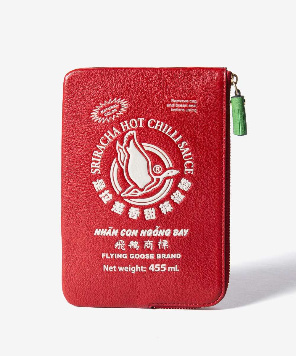 アニヤ ハインドマーチ ANYA HINDMARCH Anya Brands Zip Loose Pocket Flying Goose in Shiny Capra Flying Goose Sriracha ジップ ルーズ ポケット フラインググース 5050925202121 ポーチ レディース 雑貨 小物