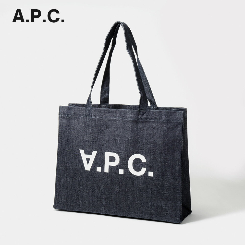 APC アーペーセー A.P.C. COCSX M61446 トートバッグ メンズ レディース バック 手提げバッグ ショッピングバッグ デニム シンプル プレゼント SHOPPING DANIELA トート コットン キャンパス ギフト 誕生日 インディゴ IAI