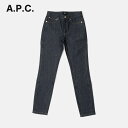 APC アーペーセー A.P.C COZZI F09066 ジーンズ レディース ボトムス ストレッチデニム ハイスタンダードジーンズ カジュアル high standard 長ズボン ストレッチ ミドルウエスト 25インチ 26インチ インディゴ