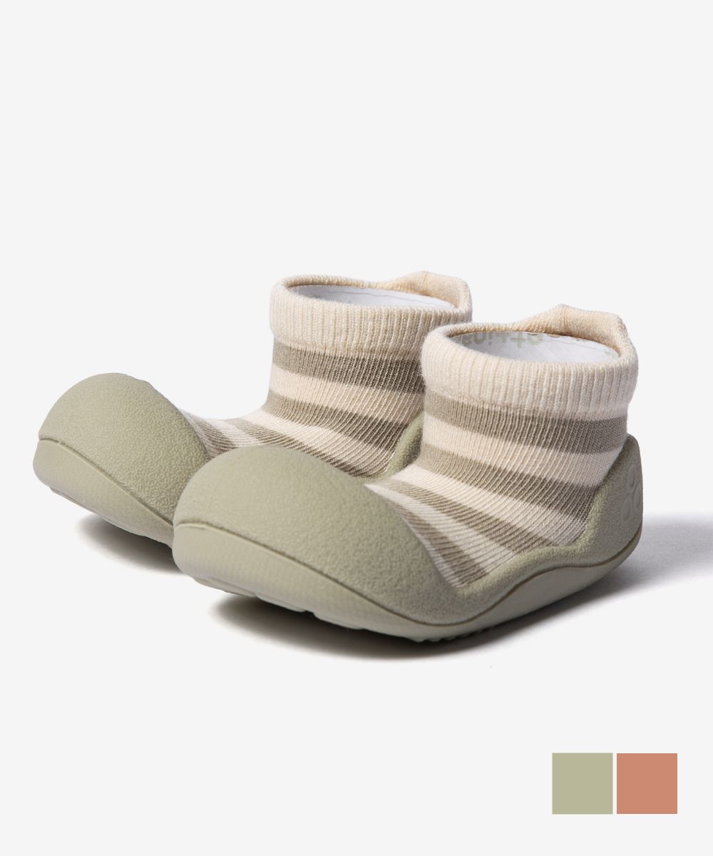 Rakuten - アティパス ATTIPAS Stripe ストライプ A25ST ベビーシューズ ファーストシューズ 赤ちゃん 靴 ベビー キッズ