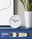 ブラウン BRAUN Classic Alarm Clock クラシック アラームクロック BC12 置き時計 7.5cm ユニセックス 時計 ブラック ブラック/ホワイト グレー ピンク/ホワイト シルバー/ブラック ホワイト ホワイト/ブラック