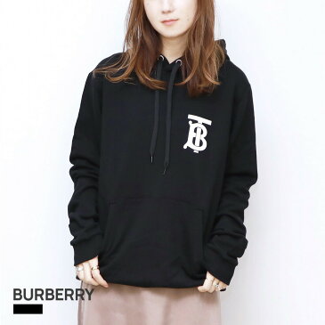 バーバリー BURBERRY LANDON パーカー メンズ モノグラムモチーフ コットンフーディー ブラック XXS/XS/S/M/L 8024604 黒 ブランド プルオーバー フーディー スウェット ブランド