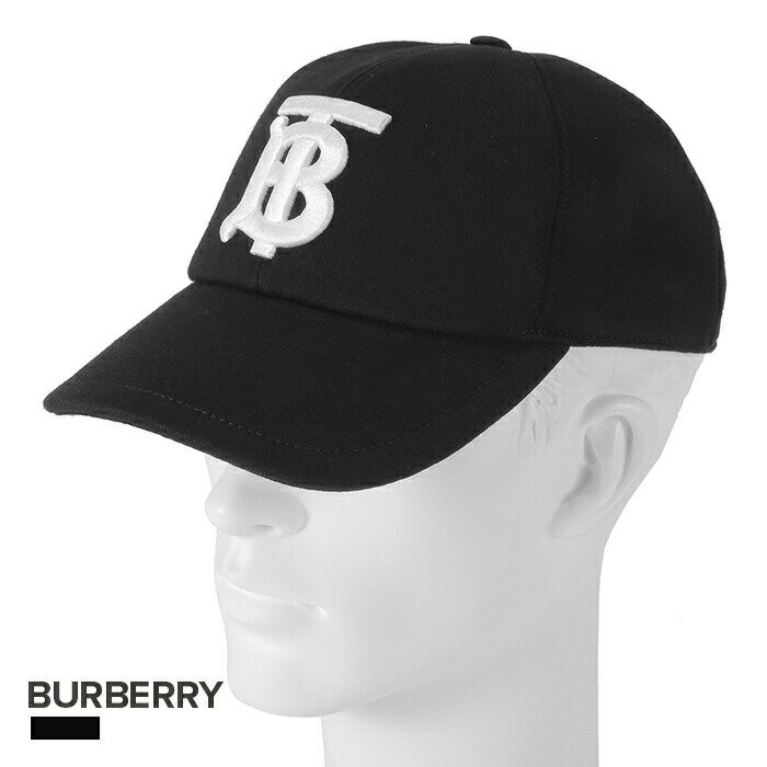 バーバリー BURBERRY メンズ レディース 帽子 キャップ ベースボール モノグラムモチーフ ブラック S M L XL 8038141 ギフト プレゼント