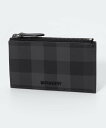 バーバリー BURBERRY 8071680 カードケース MS ALWYN BRT メンズ ファッション小物 ビジネス 名刺入れ フラグメントケース コインケース ロゴ レザー プレゼント お祝い 通勤 通学 コンパクト ギフト 誕生日 チャコール(4)
