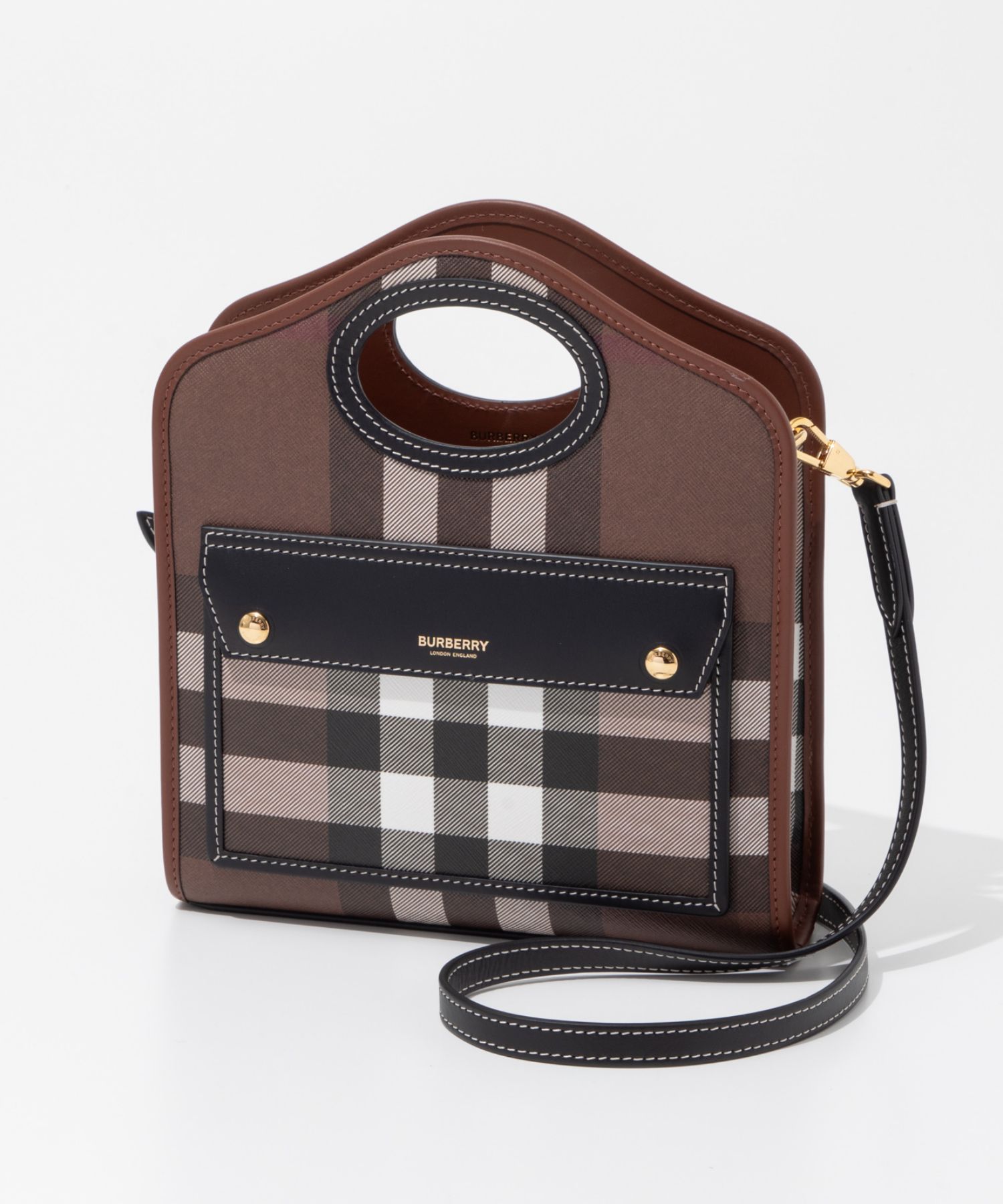 バーバリー BURBERRY 8071386 ハンドバッグ レディース バッグ ミニ ポケットバッグ 斜め掛け カジュアル 肩掛 ublanc-10016347 UBLANC サンプル画像3