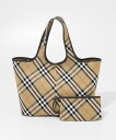 バーバリー BURBERRY LL MD EW TOTE CJ1 8093976 B9368 レディース バッグ トートバッグ ミディアム チェック ハンドバッ...