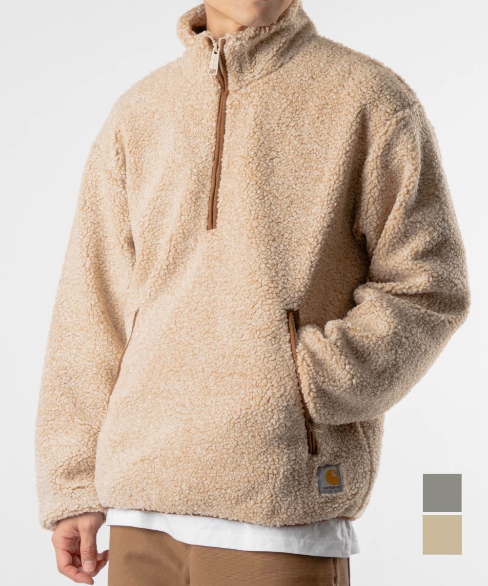 カーハートワークインプログレス ボアパーカー メンズ カーハート Carhartt I030839 ジャケット メンズ レディース アウター フリース ボア ドルパープルオーバー ライナー WIP DORPER PULLOVER LINER 厚手 保温 パーカー ストリート カジュアル ビジネス 防寒着 おしゃれ ギフト シンプル 秋冬 男女兼用 全3色 XS S M L XL