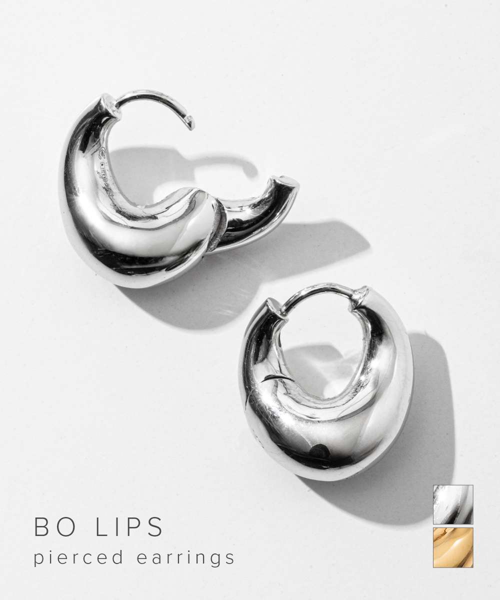 Rakuten - シャルロット シェネ Charlotte Chesnais 23BO123AR 23BO123VER ピアス BO LIPS レディース アクセサリー リップス イヤリング フープピアス 両耳販売 ペア ジュエリー ギフト プレゼント 18Kゴールドメッキ お祝い 記念 おしゃれ ARGENT VERMEIL シルバー ゴールド