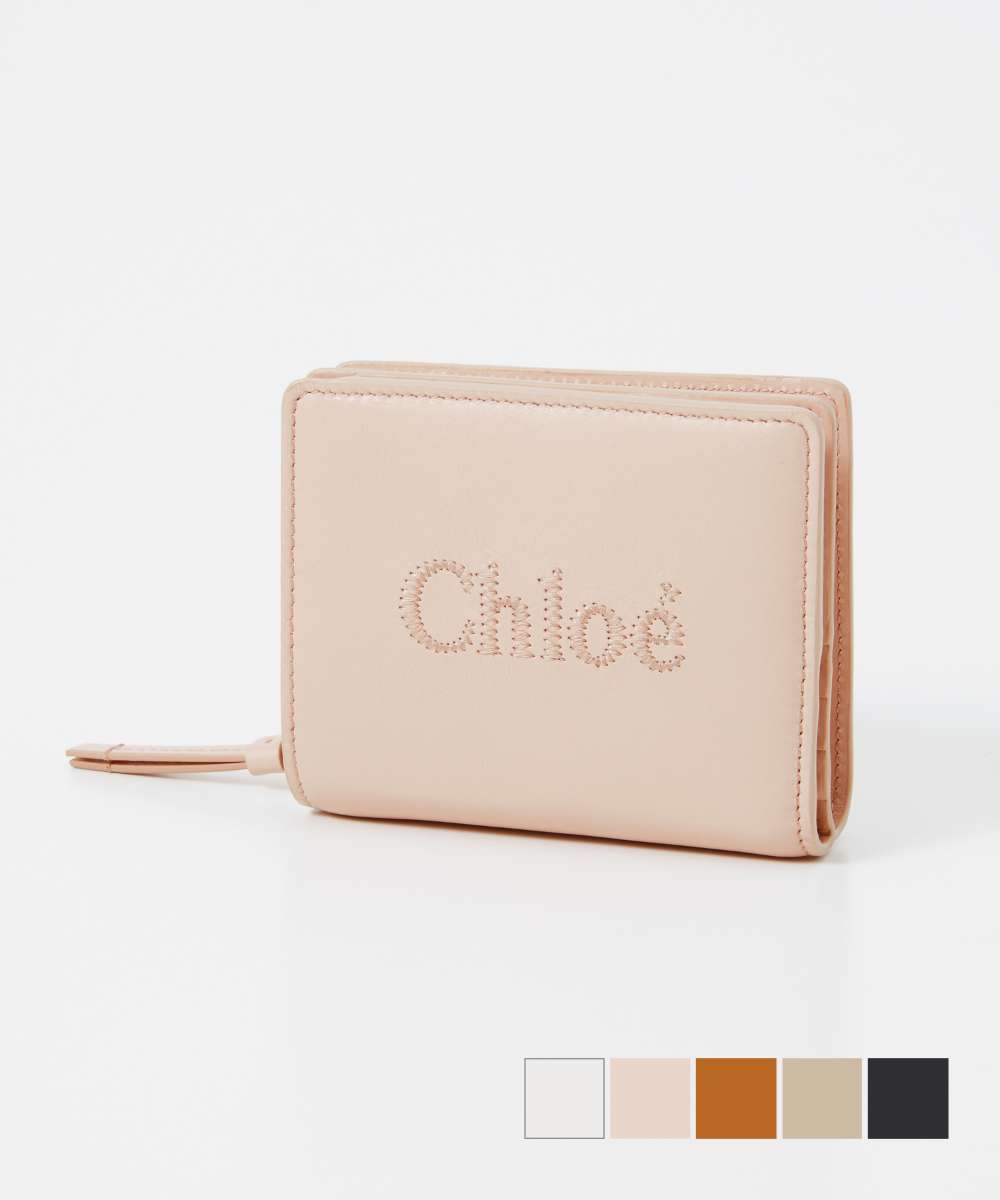 クロエ Chloe CHC23SP867I10 二つ折り財布 レディース 財布 ミニ財布 クロエ センス コンパクトウォレット レザー 折り畳み プレゼント ギフト 贈り物 キレカジ 記念 お祝い CHLOE SENSE 全5色