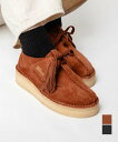 クラークス Clarks 26174019 ブーツ Trek Wedge. レディース シューズ トレックウェッジ カジュアル 厚底 レースアップ ラウンド 靴...