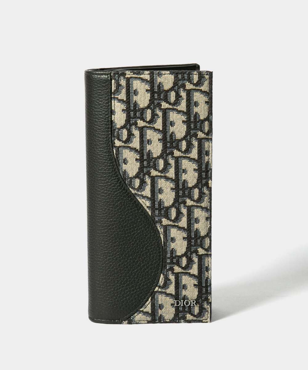 Dior ディオール Saddle バーティカル ロングウォレット 2ADBC330YKS 長財布 レディース 財布