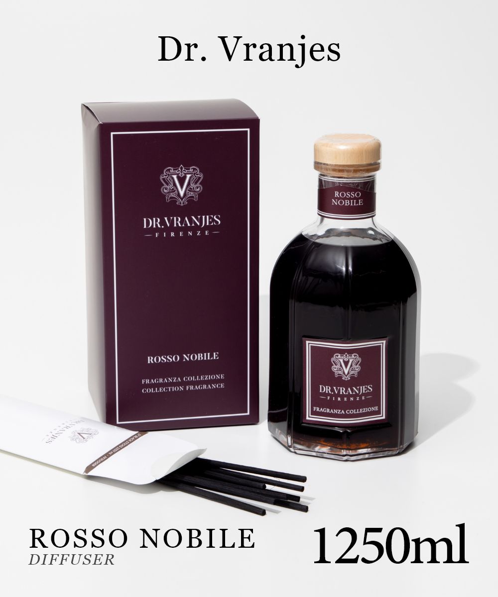 ドットール・ヴラニエス Dr. Vranjes ロッソ ノービレ ROSSO NOBILE ディフューザー 1250mL【 ドットールヴラニエス ルームフレグランス フレグランス 赤ワイン アロマ バラ ギフト プレゼント ホワイトデー イタリア フィレンツェ 】のサムネイル