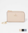 フルラ FURLA WR00435 ARE000 キーケース CAMELIA KEYCASE ZIP AROUND レディース ファッション小物 コインケース カメリア ロゴ キレカジ 無地 シンプル コンパクト ギフト プレゼント 誕生日 記念 バレリーナ / ブラック / セレスティアル×アルテミシア