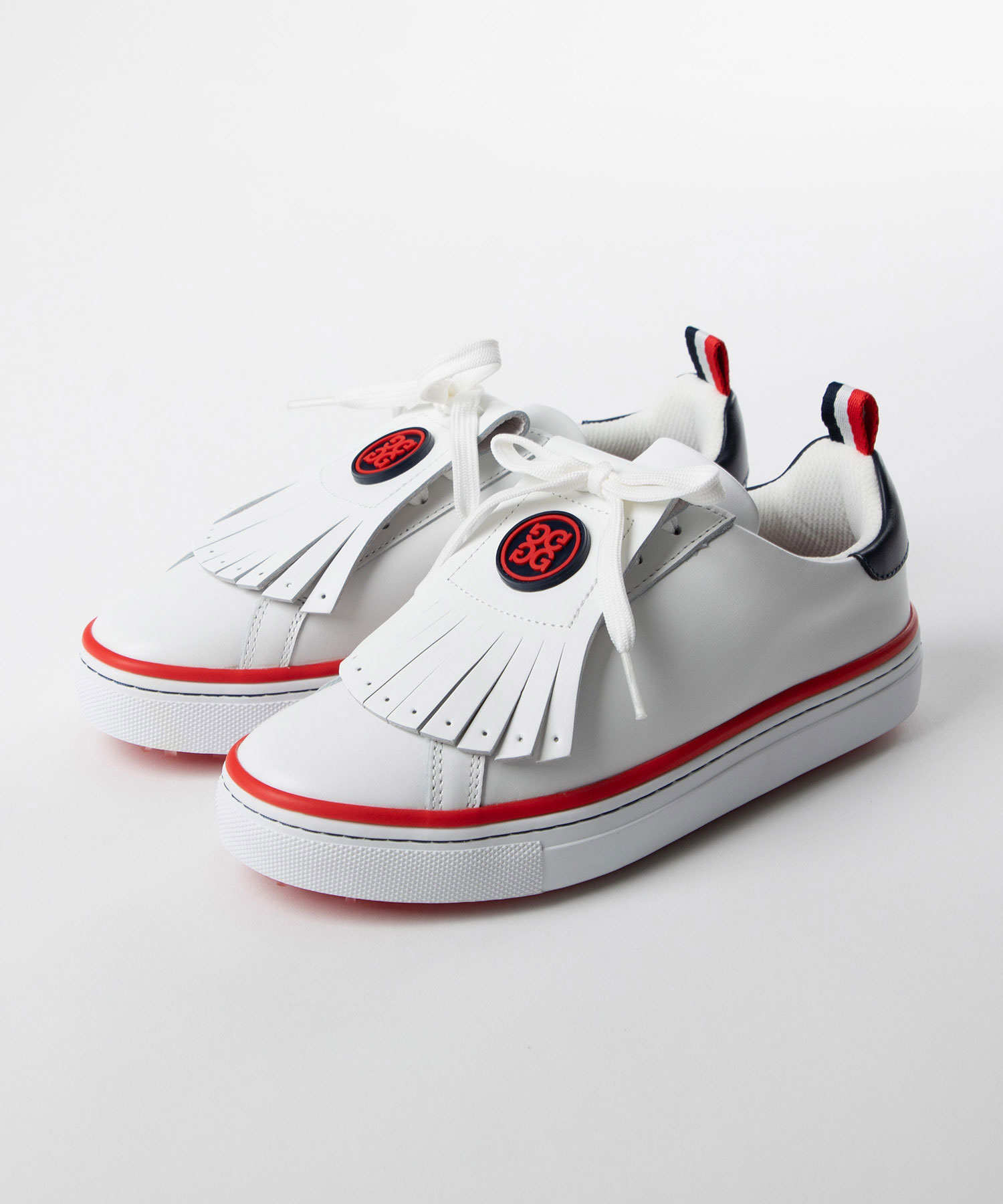 ジーフォア G/FORE G4LA23EF50 シューズ CONTRAST ACCENT KILTIE DSRPT GOLF SHOE メンズ レディース ゴルフ雑貨 コントラストアクセント キルティ ゴルフシューズ スニーカー レザー レースアップ 快適性 ジーフォー G FORE サポート スノー 23.0〜25.5cm