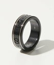グッチ GUCCI 225985 I19A1 リング ICON THIN BAND IN 18KT WHITE GOLD AND BLACK SYNTHETIC CORUNDUM メンズ レディース アクセサリー 指輪 シンバンド ホワイトゴールド アイコン ギフト プレゼント エレガント お祝い 記念 おしゃれ クリスマス 13 14 15 16 17(4)