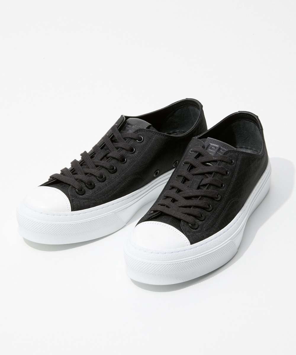 Rakuten - ジバンシィ GIVENCHY CITY LOW シティ ロウ SNEAKER ロゴジャカード スニーカー BH006DH1N3 メンズ シューズ