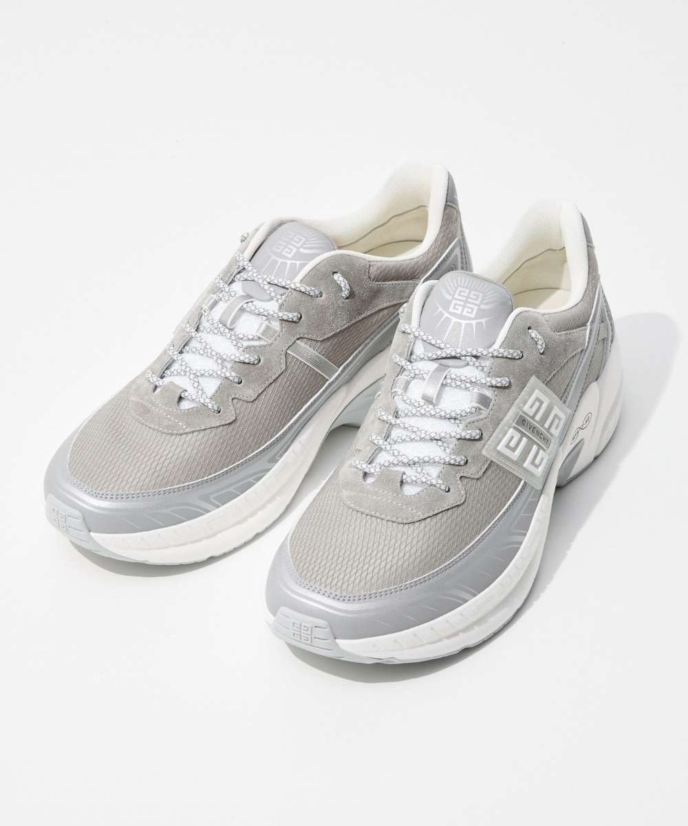 ジバンシィ GIVENCHY NFNTY-52 LOW TOP RUNNERS スニーカー スエード＆メッシュ BH00AGH1S5 スニーカー..