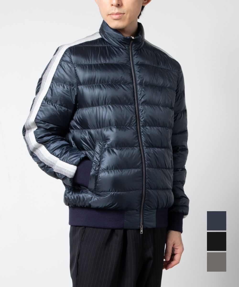 Rakuten - ヘルノ HERNO RESORT リゾート BOMBER JACKET IN NYLON ULTRALIGHT ボンバージャケット ウルトラナイロン PI00104UR 12020Z ダウンジャケット メンズ アウター