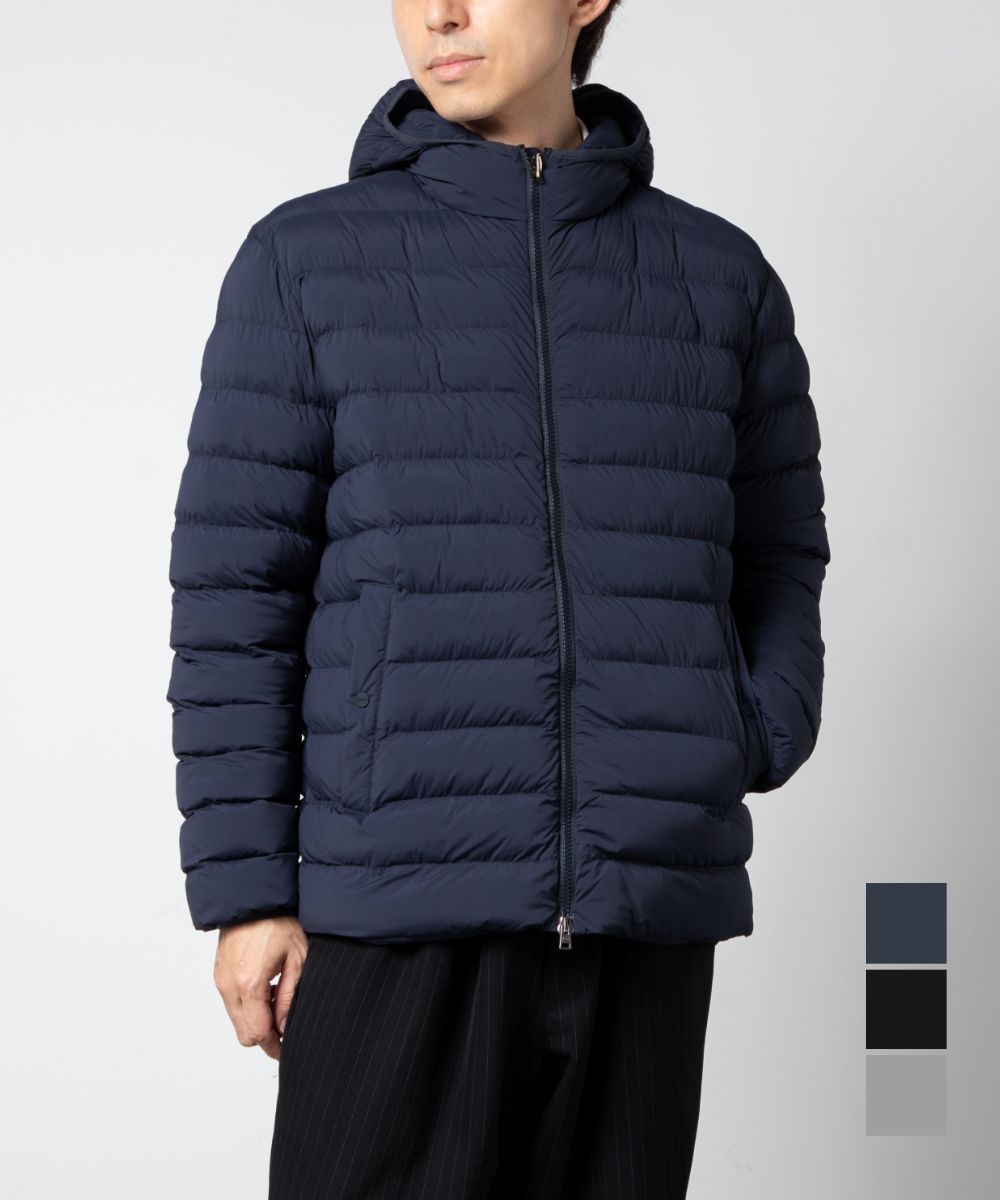 Rakuten - ヘルノ HERNO RESORT リゾート JACKET IN LIGHT STRETCH NYLON ライト ストレッチナイロン PC00019UR 12431SZ ダウンジャケット メンズ アウター