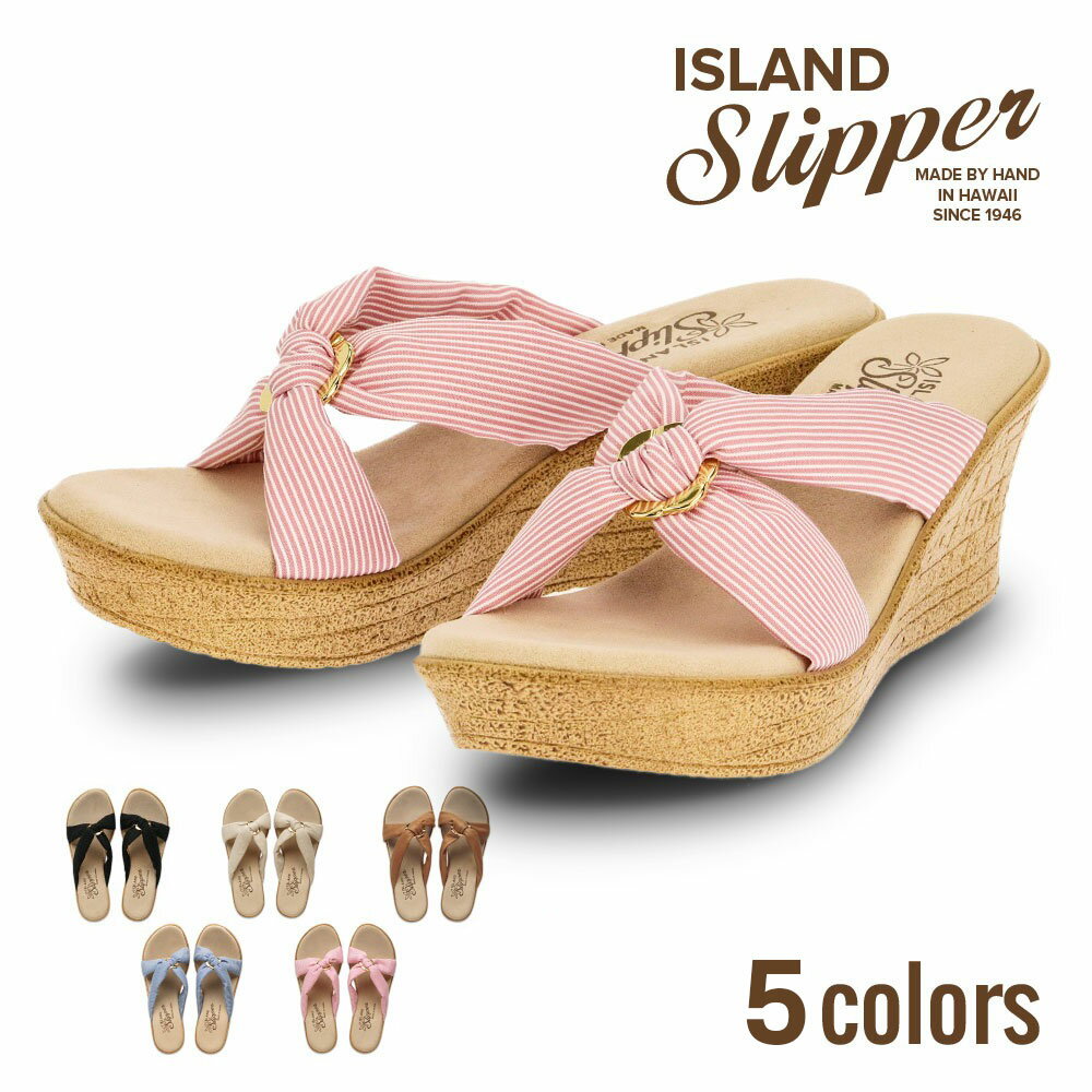 アイランドスリッパ アイランドスリッパ ISLAND SLIPPER レディース シューズ サンダル ブランド ビーチサンダル トングサンダル 26cm クロ ピンク ブルー ゴールド ブラウン　ハワイ レザー 革 ヒール コルク スウェード リゾート バカンス【SALE】