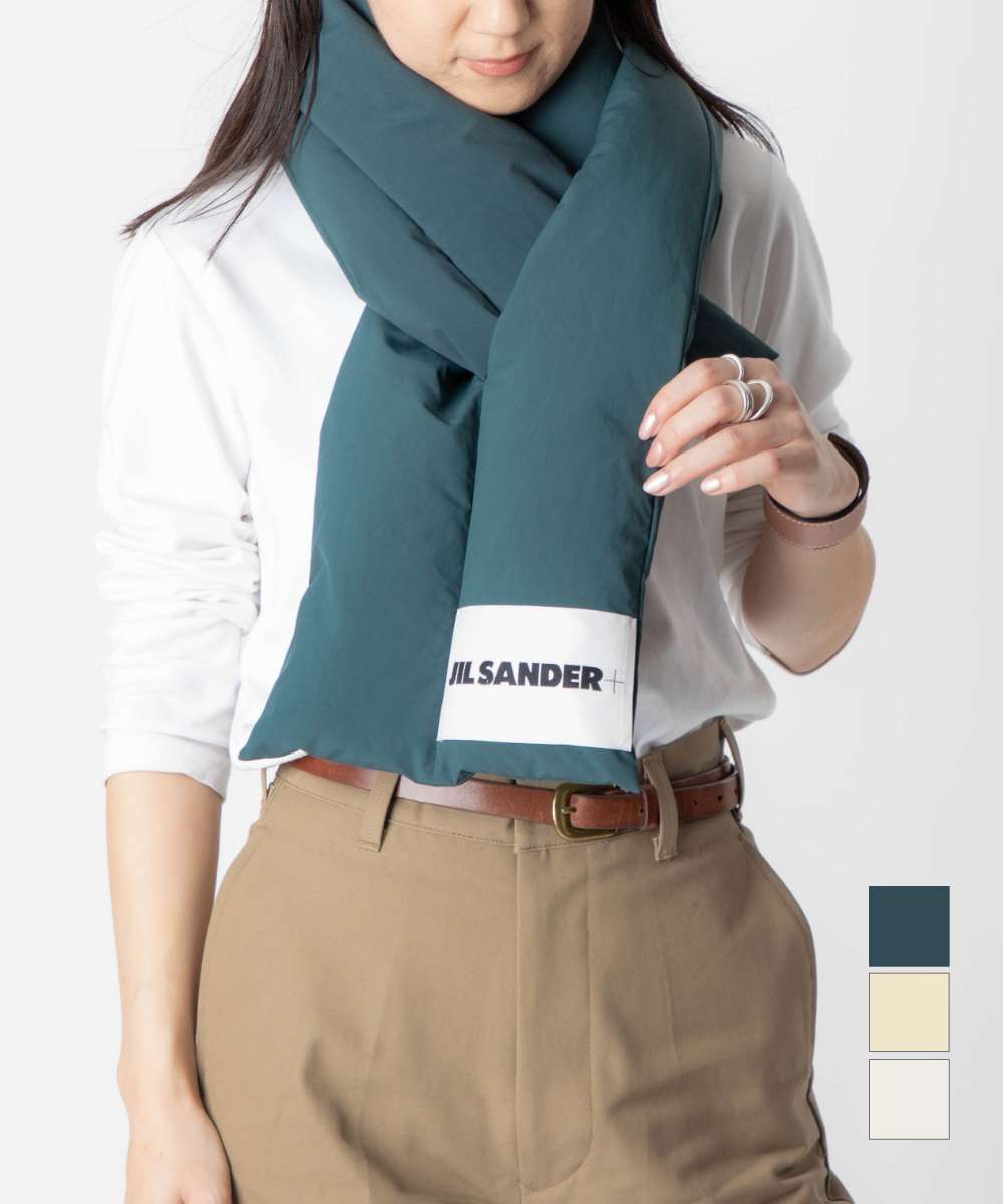 륵 ץ饹 JIL SANDER+ J47TE0001 J70008 ޥե顼  ǥ եåʪ 󥹥 DOWN SCARF ֥ ٥    ɴ Ȥ 4