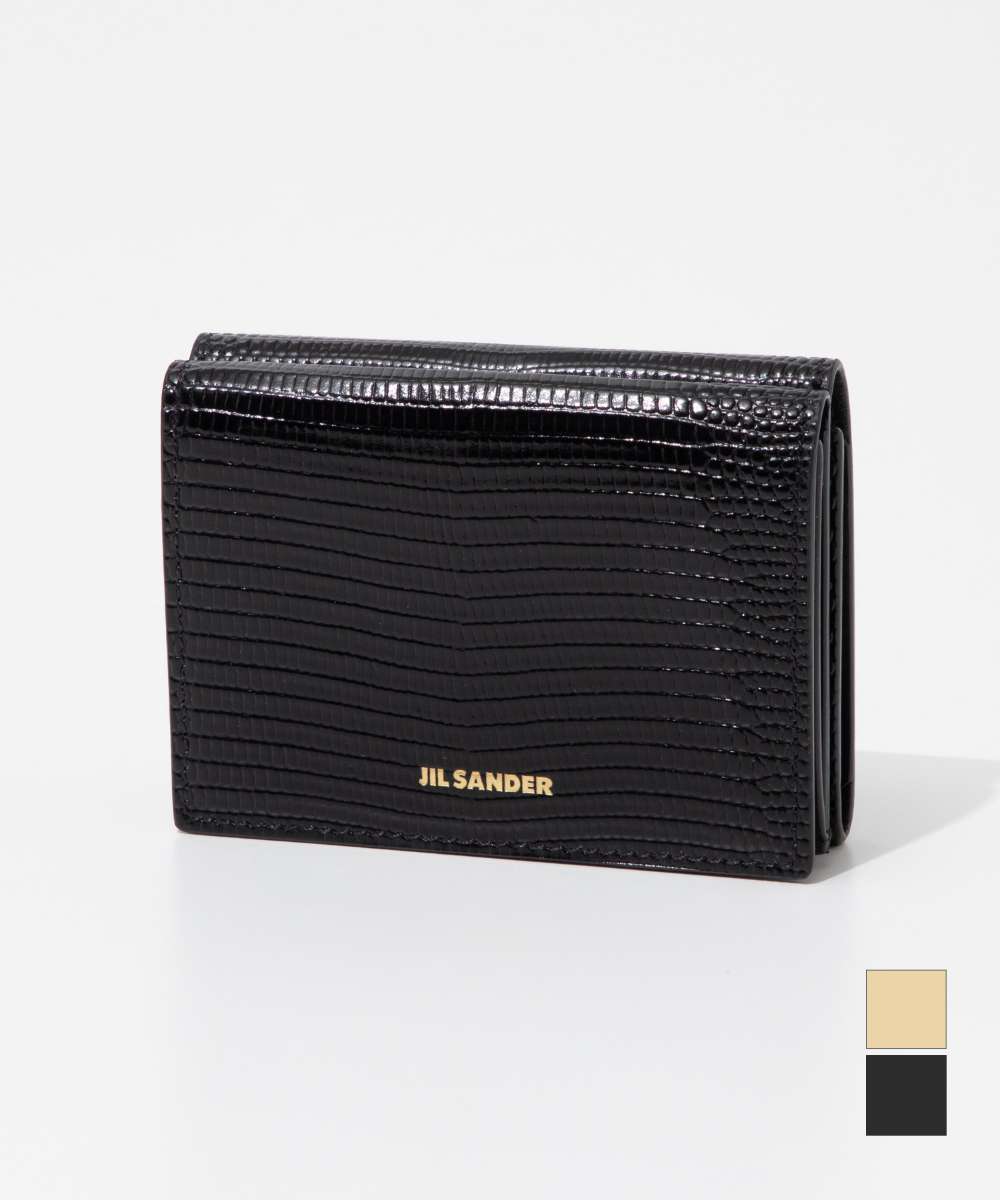 Rakuten - ジルサンダー JIL SANDER J07UI0011 P6399 三つ折り財布 革財布 メンズ レディース 財布 ミニ財布 レザー ロゴ コンパクトウォレット 折り畳み 本革 タイニー プレゼント ギフト シンプル 記念 お祝い TINY WALLET ブラック リネン